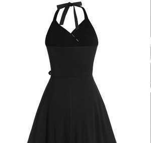 vestido frente unica preto