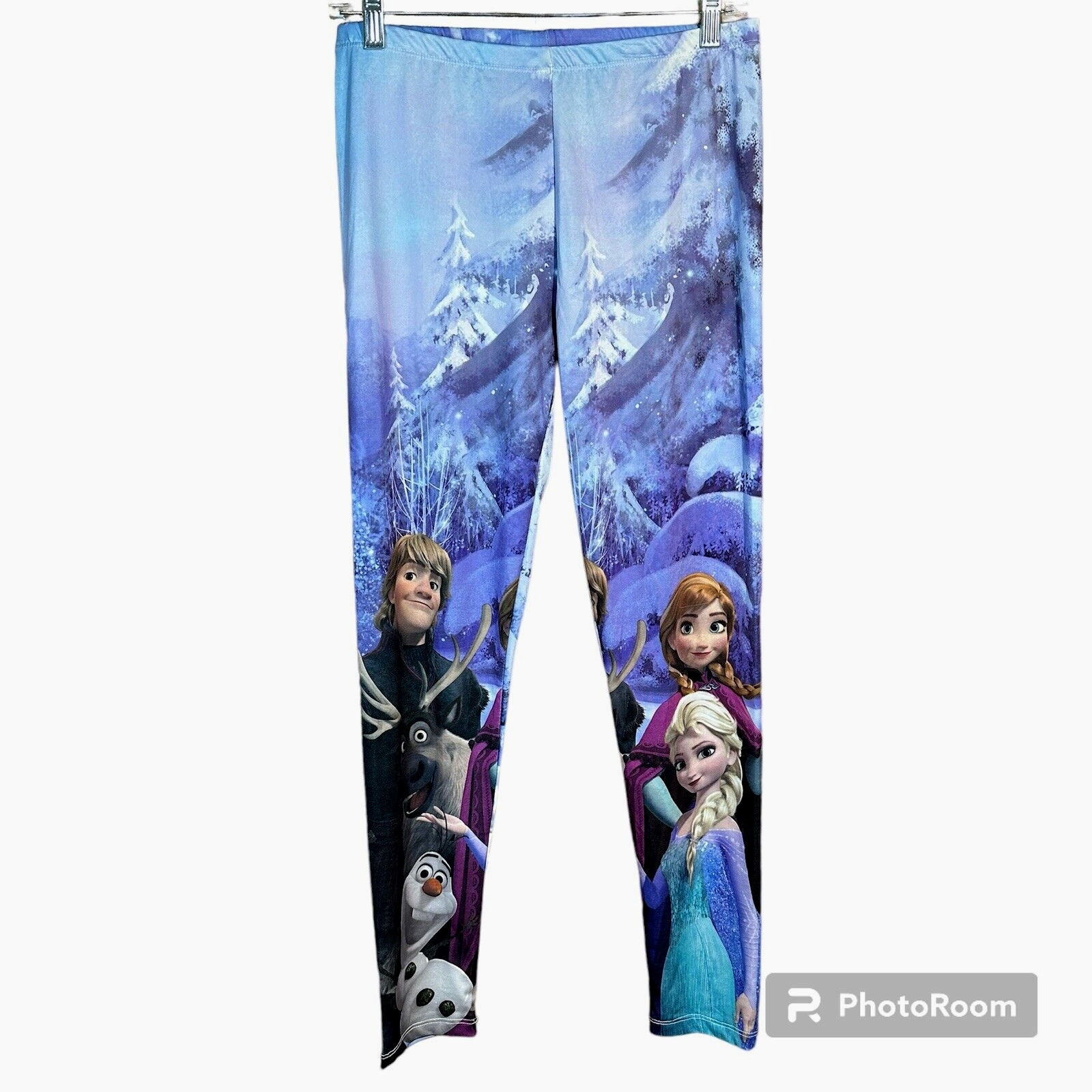 Disney Frozen leggings Kristoff, Olaf, Sven, Anna, … Gem