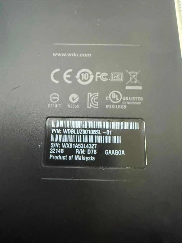 WD My Passport for Mac 1TB WDBLUZ0010BSL-01 External Hard Drive Silver USB 3.0 - Image 2 of 4