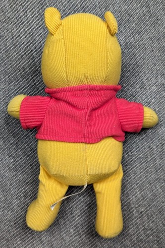 Fisher Price Corduroy Style Pooh Bear Plush Lovey Winnie The Pooh Stuffed Animal - Picture 3 of 5
