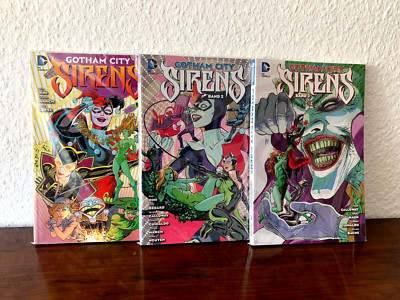 Comic Harley Quinn Gotham City Sirens TP 1-3 Complete Paul Dini Guillem March