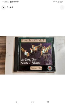 JOE CUBA SEXTETTE & CHEO FELICIANO - Latin Gold Collection (CD, 1995) Used