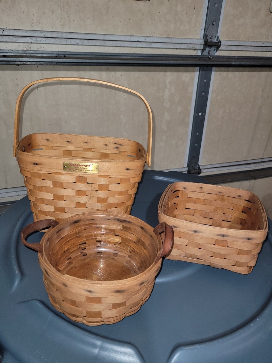 Lot Of 3 Longaberger Baskets | eBay