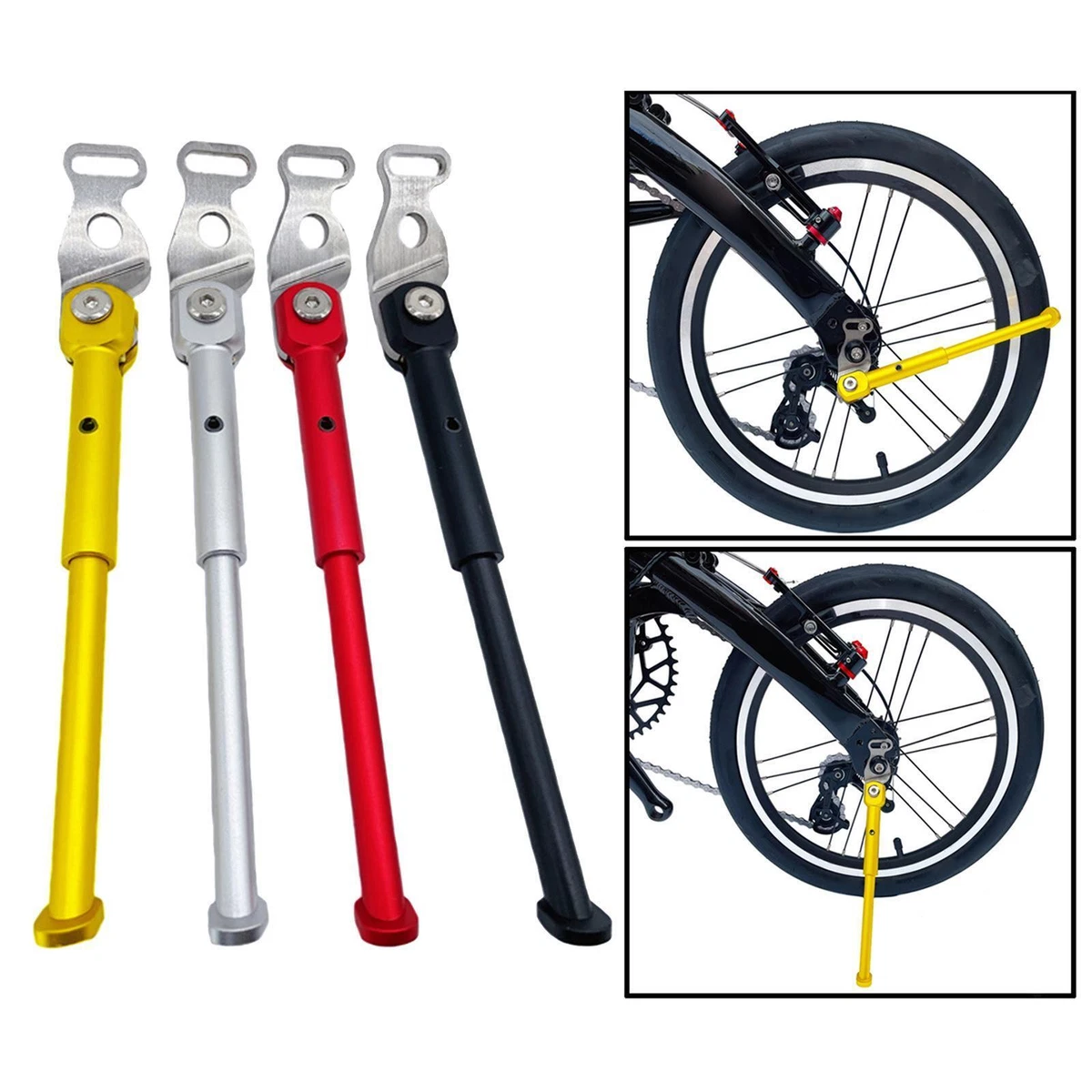 Lightweight Folding Bike Kickstand Kick Stand Support Resting Prop