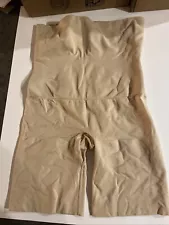 Maidenform Soft Firm Control Thigh Slimmer- Large Spanks