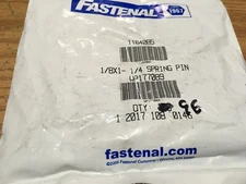 (96) 1/8" x 1-1/4" Plain Finish Steel Slotted Spring Pin