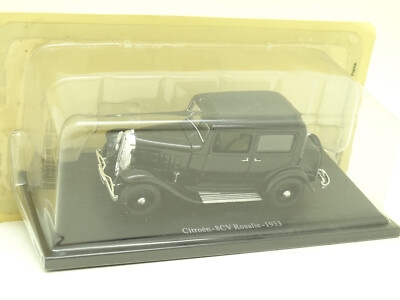 Voiture Miniature 1/43 Citroën 8CV Rosalie 1933 - Marque Atlas/IXO, Modèle Collector Neuf