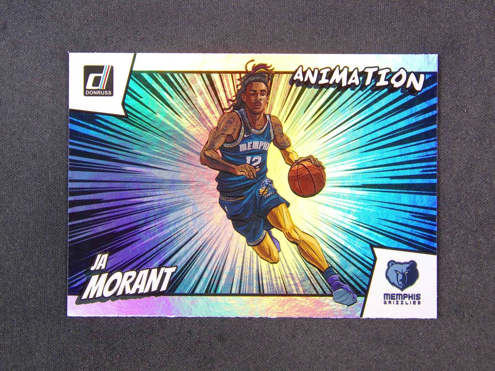 2022-23 Panini Donruss Ja Morant #7 Animation Case Hit SSP