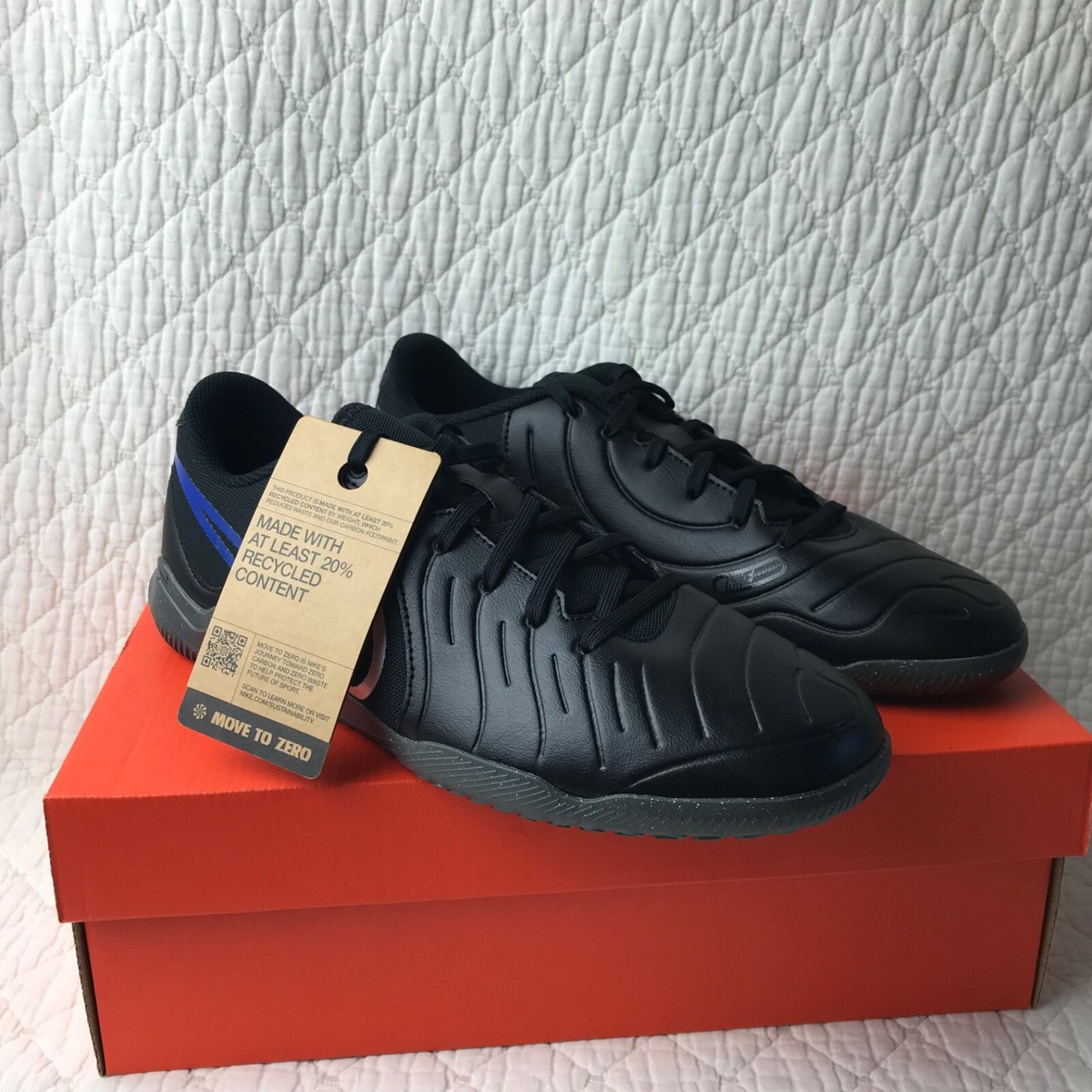 Nike Legend 10 Club IC \'Hyper Royal\' DV4343-040 Indoor size 9 Nike Tiempo Legend 10 Academy Turf Shoes Soccer DV4342-040 Black main image 4