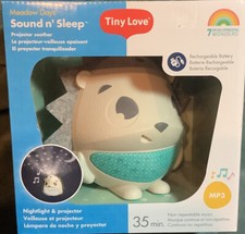 Sound  n Sleep Musical Projector MP3 Rechargeable Baby Soother Tiny Love NEW 