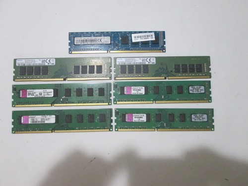 LOT (7) Multi Brand Desktop Memory RAM (UNTESTED). VINTAGE. - Picture 3 of 18