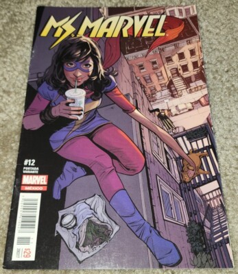 Rare HTF Ms Marvel 12 MX 1st App Red Dagger Joelle Jones 1:25 Foreign Variant 16