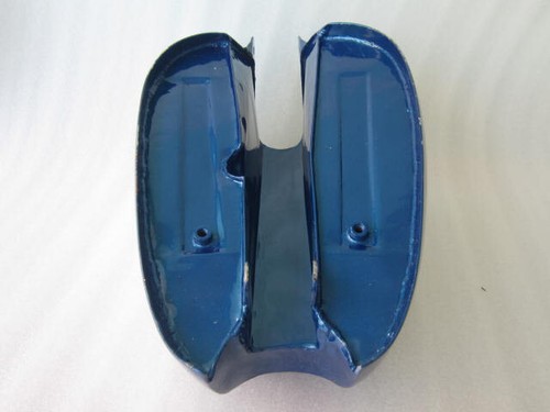 New Panther M100 M120 Chrome And Blue Painted Gas Fuel Petrol Tank With Cap - Picture 7 of 8