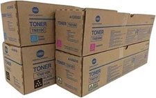 Genuine Konica Minolta TN616 CYMK Toner Set for Bizhub PRESS C6000 C7000