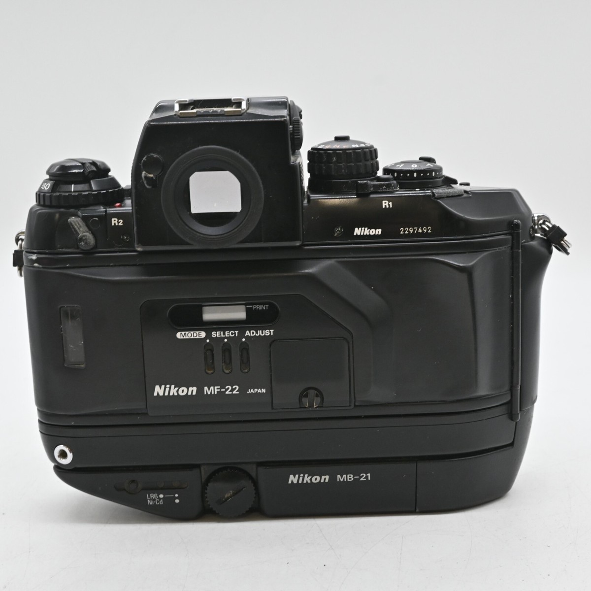 Exc-/Read] Nikon F4S 35mm SLR Film Camera Body only Black From