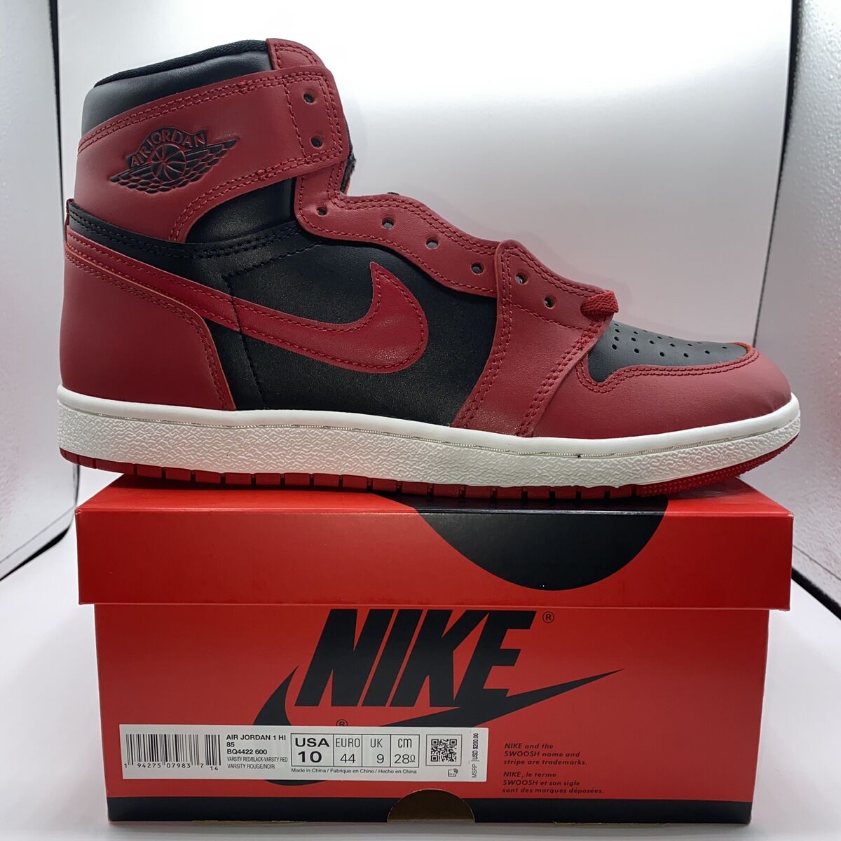 Jordan 1 Retro High 85 | Varsity Red | BQ4422-600 | US 10 | eBay Jordan 1 Retro High 85 | Varsity Red | BQ4422-600 | US 10 | eBay