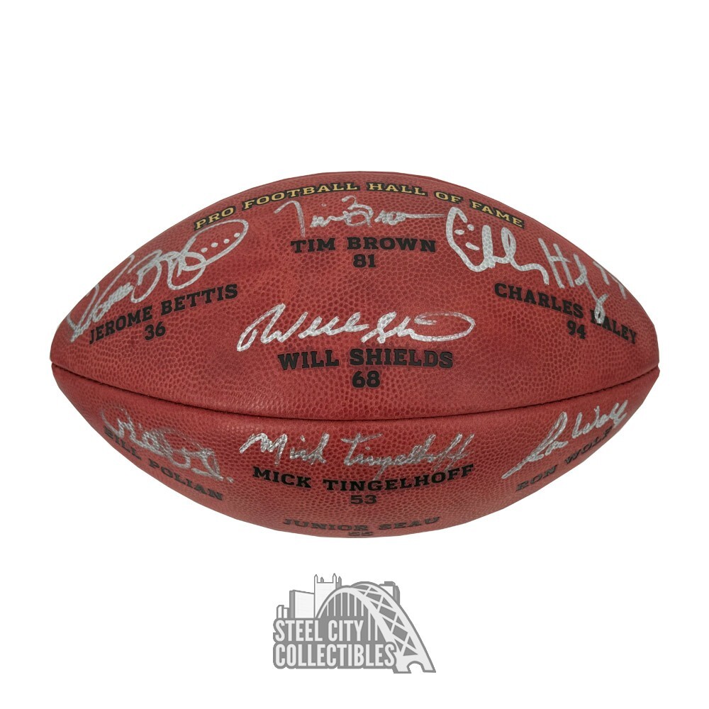 Jerome Bettis Autographed Signed Hall Of Fame Class of 2015 NFL Wilson Football /125 - NFL 