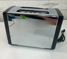 Vintage Proctor Silex Hamilton Beach Chrome Electric 2 Slice Toaster