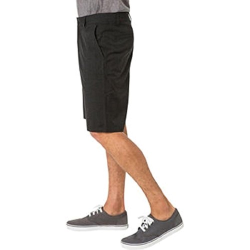 O'Neill karierte Herrenshorts (30, schwarz kariert (Flynn))