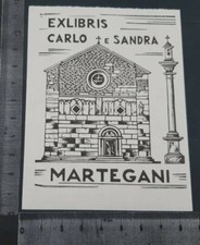 EXLIBRIS 226 " ASTRATTISMO / MARTEGANI " - * ALDO GALLI * - X !