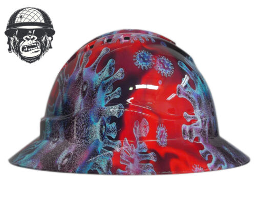 Custom Hydrographic Safety Hard Hat VIRUS PRO CHOICE WIDE BRIM - Picture 4 of 7