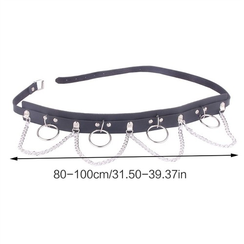 Rock Jean Belt Women Punk Waist Belt Pant Chain Belt Punk Jean Chain Belly Chain - Picture 8 of 10