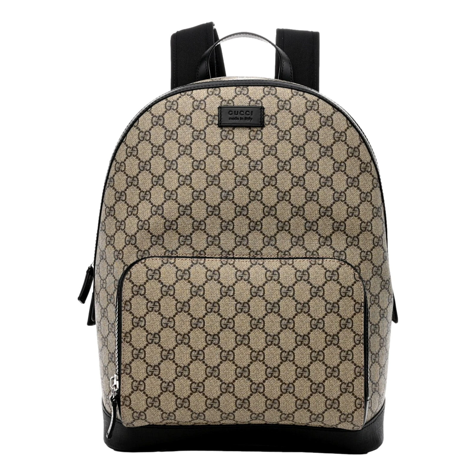 Sac à dos Gucci GG Supreme toile et bordure noire NEUF