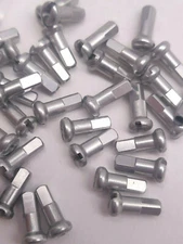Pack of 72 Aluminum Alloy Bicycle Wheel Nipples - 14ga - Standard 11.5mm