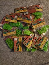 Vintage Darice Pom-Poms Green 3mm Lot of 3300 33 Packs of 100 