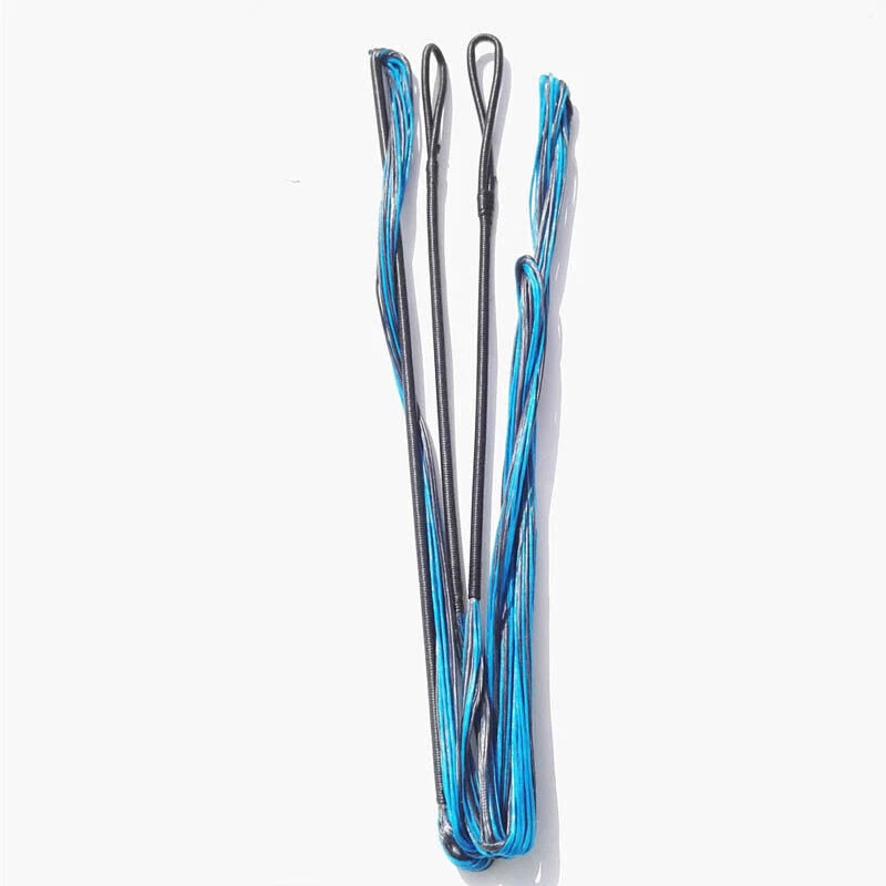 48-70" Handmade Bowstring 16 Strands Archery Traditional Recurve Longbow Hunting - Image 3 of 4