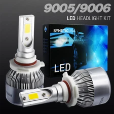 Yellow All in One 9006 100W LED Fog Lamp conversion Kit Light Bulbs