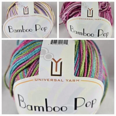 Universal Yarn Bamboo Pop 50% Cotton 50% Bamboo 292y 100g 3.53oz
