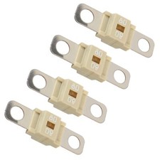 4Pcs 80A AMI/Midi Fuse 80 Amp High Current Fuse Bolt-on Fuse for Cars, Trucks,