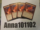 M19. UNC, Red. Lightning Mare x4 LP 4x Elemental Horse