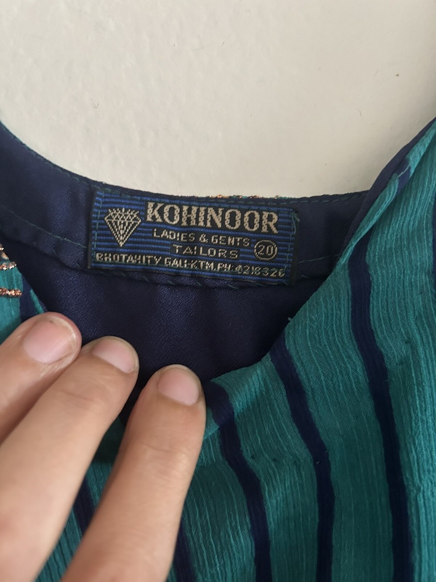 Vintage Embroidered Kohinoor Dress View 2