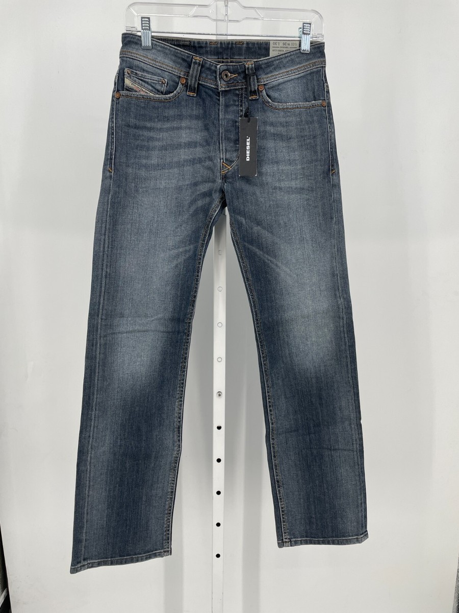 Diesel Mens Viker L.30 Jeans 26x30 Blue Regular Straight Fit
