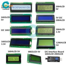 1601/1602/1604/0802/2004/12864 Character 3.3V/5V LCD Display Module for Arduino