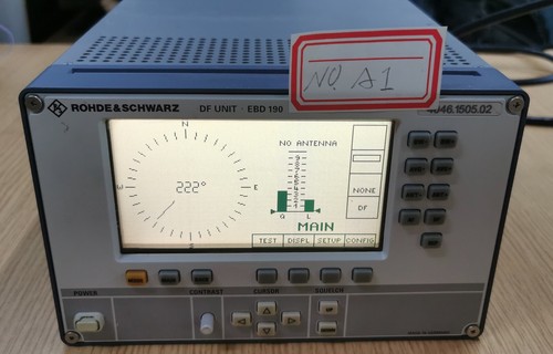 Panel przedni Rhode Schwarz DF jednostka EBD190 nr A1 kierunkowskaz - Zdjęcie 5 z 15