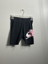 Air Jordan Girls Black Biker Shorts Size L