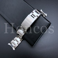 20MM OYSTER WATCH BAND BRACELET FITS FOR ROLEX DATEJUST 16013 16233 SILVER