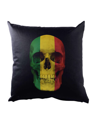 Classic Bolivia Skull Flag Dekokissen Biker Mc Banner