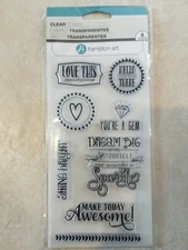 Hampton Art ™ Clear Stamps, Shine Bright SC0776 New