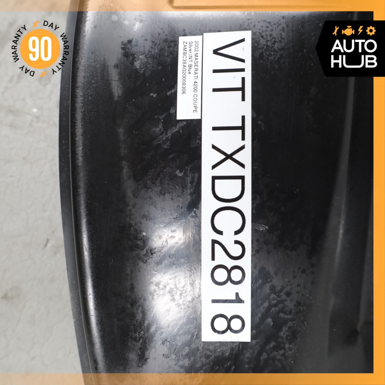 Maserati M138 4200 Coupe Rear Right Side Fender Liner Splash Shield OEM