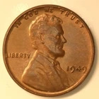 1949 P Lincoln Wheat Cent #04b Almost Uncirculated