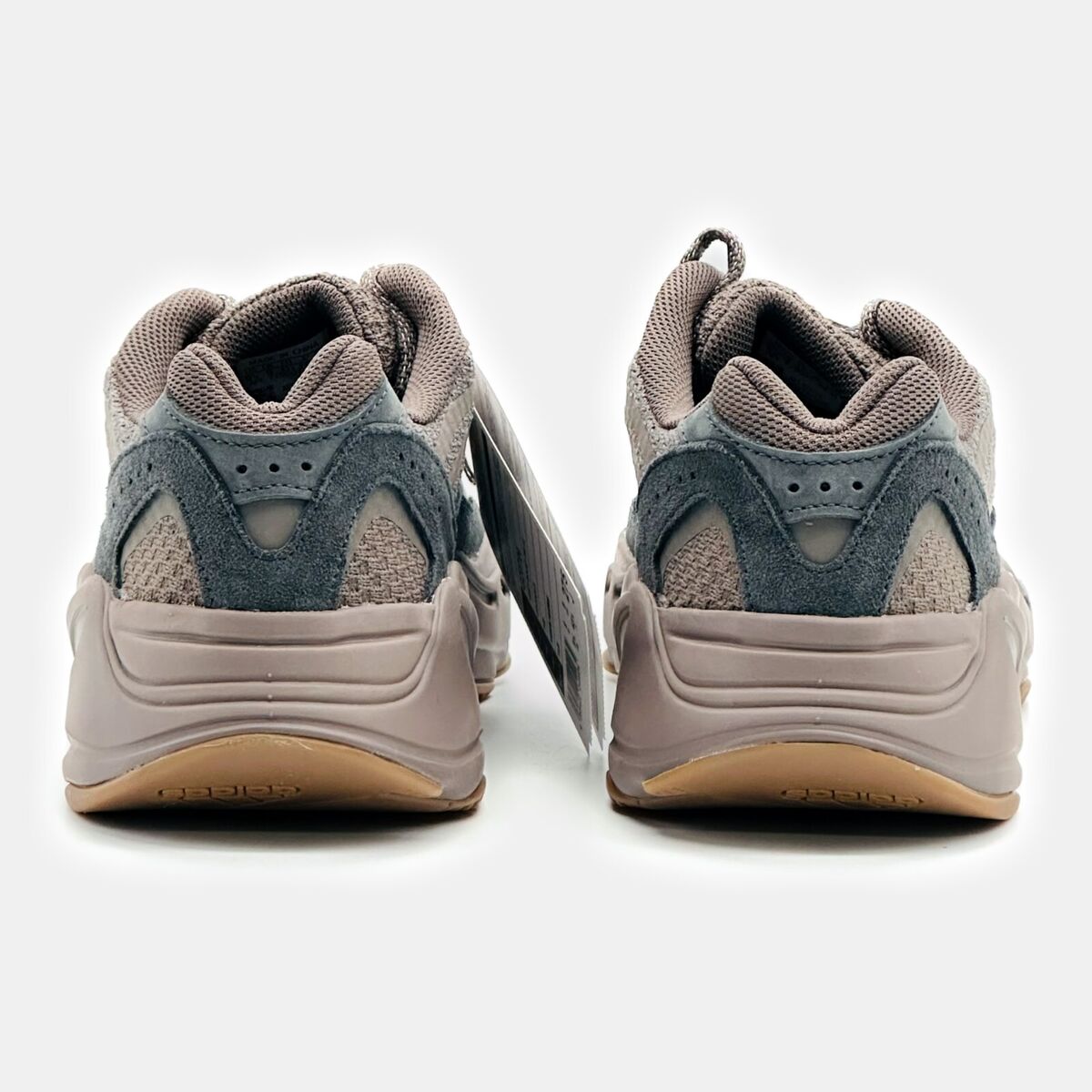 adidas Originals - Yeezy Boost 700 Suede, Leather and Mesh Sneakers - Off- white adidas Originals