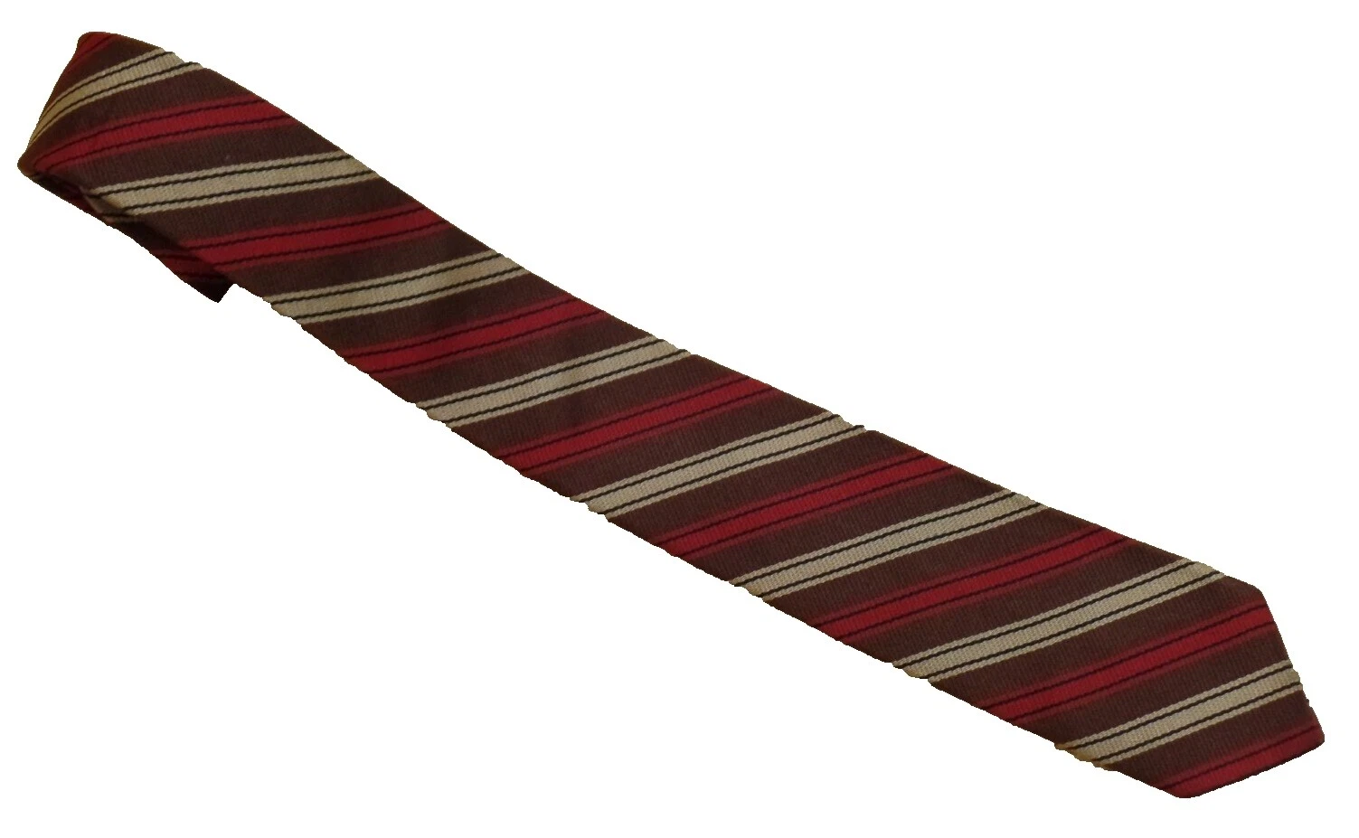 Corbatas, moños y corbatas para hombre marrones de la década de 1960 de colección