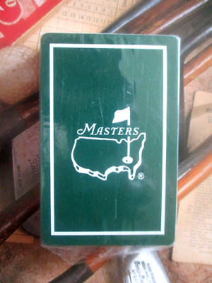 vtg - new - THE MASTERS Playing Cards - 1 Deck - Augusta National Golf Club gc
