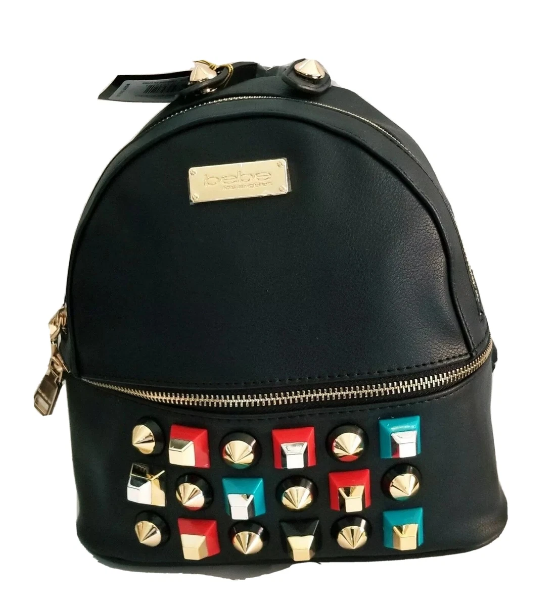 Bebe black backpack purse cheap