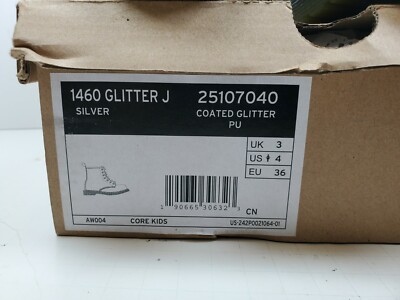 Dr Martens 1460 Pascal Multi Glitter J Boots Size 4 New | eBay
