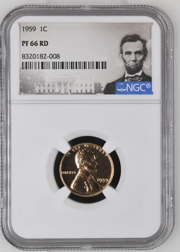 1959 Lincoln Cent 1C NGC PF66 RD